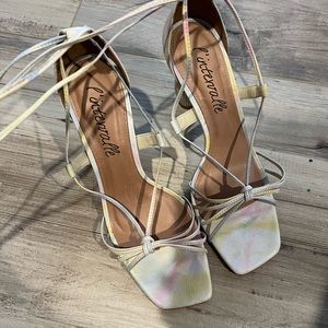 Brand new strap up heels